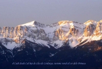 La Serrra del Cad� desde Cal Rei
