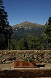 Vista del Puigllanada des de la terrassa