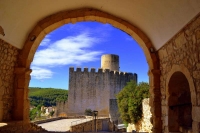 Castell de Castellet i la Gornal des de l'Esglsia de Sant Pere.