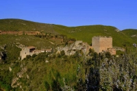 Vista del Castell de Mediona.