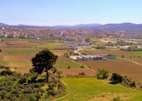 Vista de Vilafranca del Penedes desde la muntanya de Sant Pau.