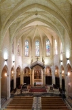 ESGLSIA PRIORAL DE SANT PERE DE REUS (S.XVI). Vista interior. En aquesta esglsia va ser batejat l'arquitecte Antoni Gaud el dia 26 de juny de 1852. A la capella del Santssim hi reposa el cor del garn pintor reusenc Mari Fortuny. 