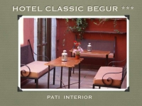 Pati interior. Hotel CLASSIC Begur.