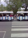 trenet que circula pel poble durant els dies de Festa Major, aquesta s del 2008