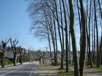 Entrada a Vallgorguina, un dia de hivern