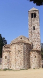 Santa Maria (La Romnica)  Pels voltants de l'any 1000, la senyoria de Barber fou escollida com a seu d'una esglsia parroquial vinculada cannicament a la seu de Barcelona tot i que segurament feta sobre un feu pertanyent al proper monestir de sant Cugat del Valls.