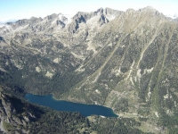 L'estany de Sant Maurici, al Parc Nacional d'Aigestortes i Estany de Sant Maurici.