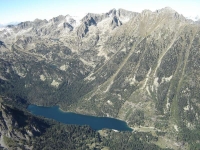 L'estany de Sant Maurici, al Parc Nacional d'Aigestortes i Estany de Sant Maurici.