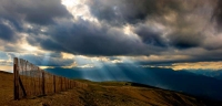 paisatge despr�s de la tormenta al pic de l'Orri mirant cap a ponent