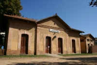 Actual Oficina de Turisme de Llagostera 'l'Estaci'. 